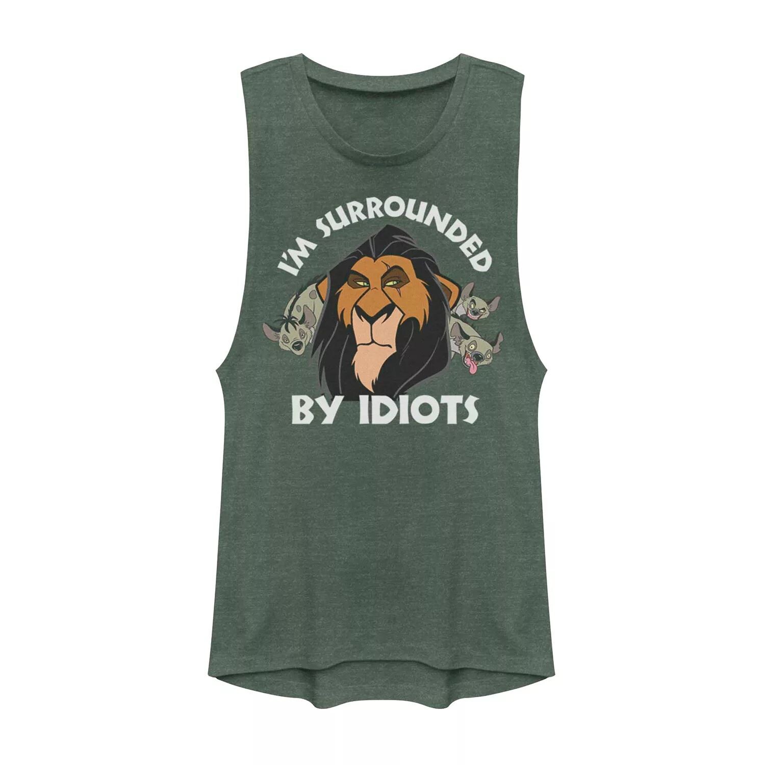 Шрам Короля Льва среди юниоров в окружении мускулистой рубашки идиотов Licensed Character
Шрам Короля Льва среди юниоров в окружении мускулистой рубашки идиотов Licensed Character