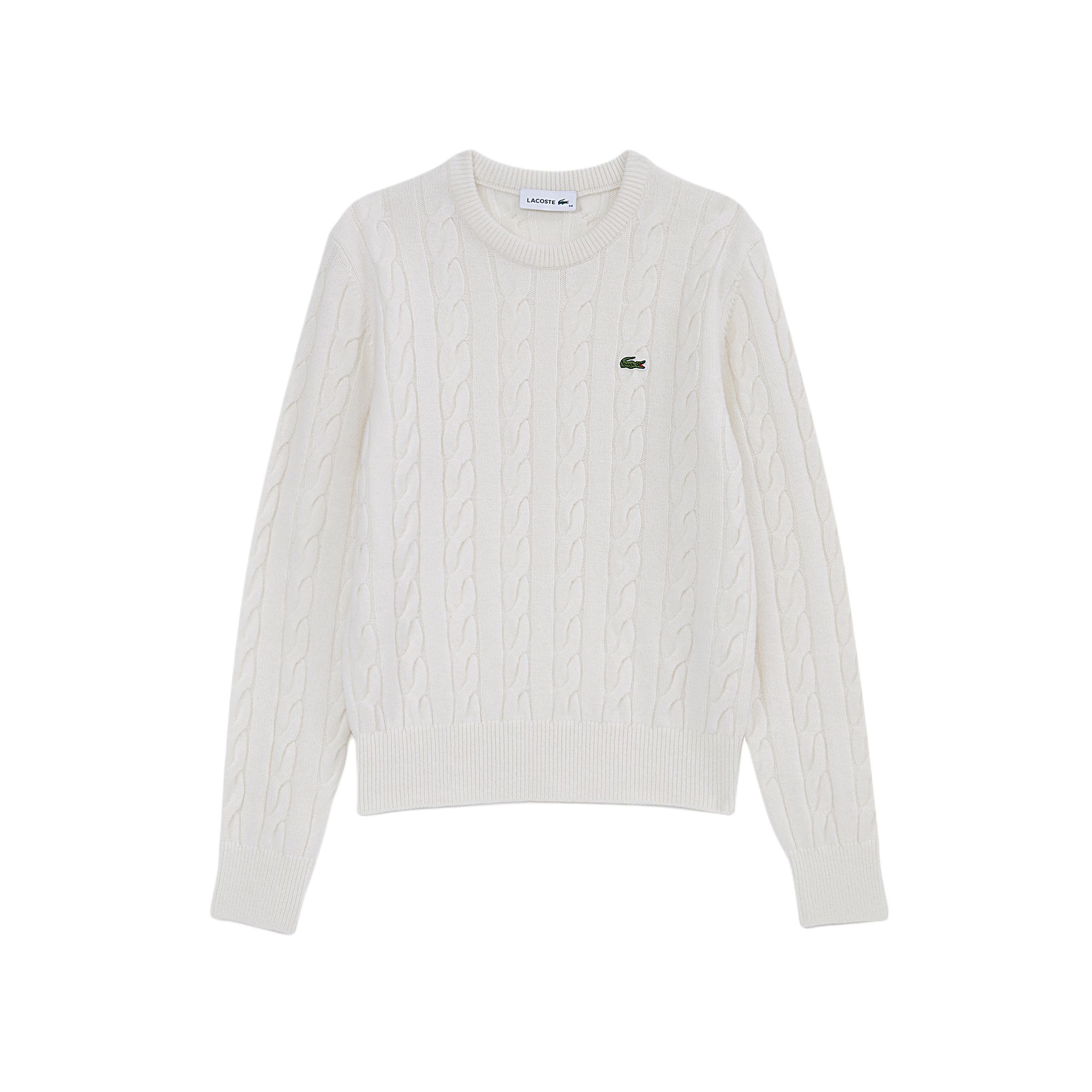 Свитер с логотипом и косами Lacoste, xfj/cream белый
Свитер с логотипом и косами Lacoste, xfj/cream белый