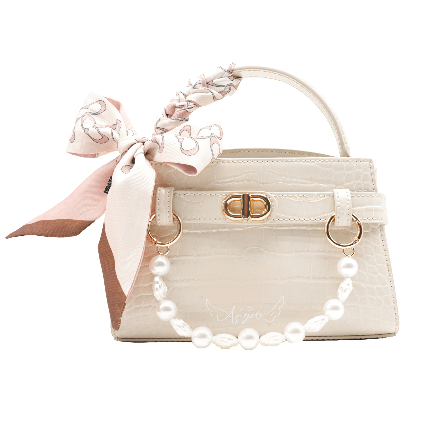 CHARLES&KEITH Сумка кроссбоди женская бело-золотая
CHARLES&KEITH Сумка кроссбоди женская бело-золотая