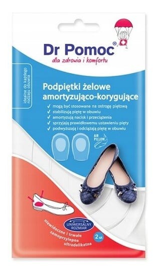 Гелевые подпяточники, 2 шт. Dr Pomoc
Гелевые подпяточники, 2 шт. Dr Pomoc