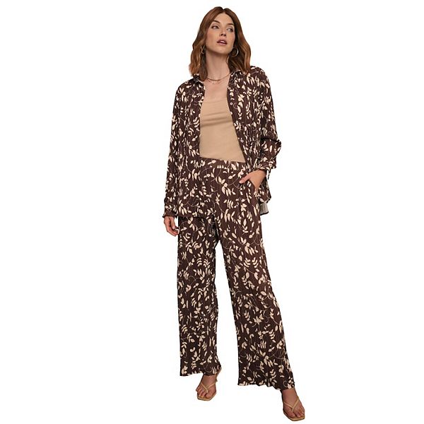 Женские брюки плюс сайз плиссированные широкие Jessica London, Rich Brown Vines
Женские брюки плюс сайз плиссированные широкие Jessica London, Rich Brown Vines
