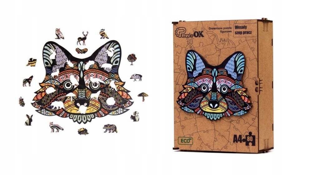 Пазл деревянный ЭКО 80 Веселый Енот А4 PuzA4-00710 Inna marka
Пазл деревянный ЭКО 80 Веселый Енот А4 PuzA4-00710 Inna marka