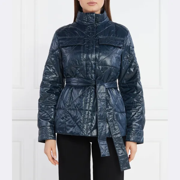 Пуховик Alpha свободного кроя Max&Co., синий 
Пуховик Alpha свободного кроя Max&Co., синий