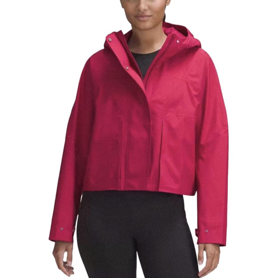Lululemon Женская куртка от дождя, Gemstone Red/Rubyred 
Lululemon Женская куртка от дождя, Gemstone Red/Rubyred