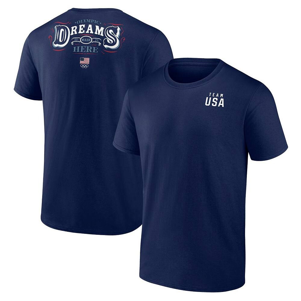 Мужская футболка Fanatics Navy Team USA Dreams Are Made Here Fanatics Brands - White Label, цвет Usa Navy
Мужская футболка Fanatics Navy Team USA Dreams Are Made Here Fanatics Brands - White Label, цвет Usa Navy