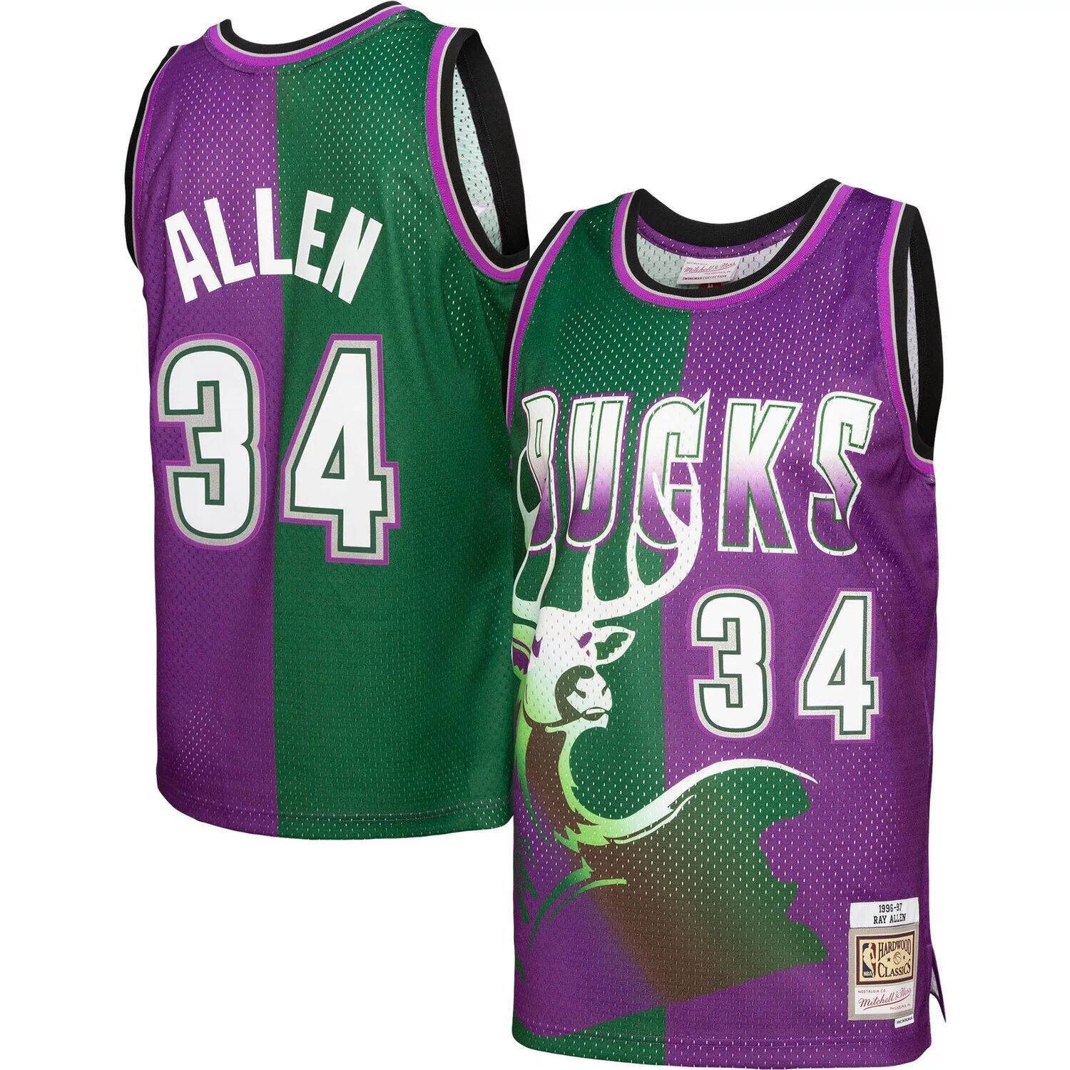Мужская майка Mitchell & Ness Ray Allen зелено-фиолетовая Milwaukee Bucks Hardwood Classics 1996-97 Split Swingman Джерси, Зеленый, Мужская майка Mitchell & Ness Ray Allen зелено-фиолетовая Milwaukee Bucks Hardwood Classics 1996-97 Split Swingman Джерси
Мужская майка Mitchell & Ness Ray Allen зелено-фиолетовая Milwaukee Bucks Hardwood Classics 1996-97 Split Swingman Джерси, Зеленый, Мужская майка Mitchell & Ness Ray Allen зелено-фиолетовая Milwaukee Bucks Hardwood Classics 1996-97 Split Swingman Джерси