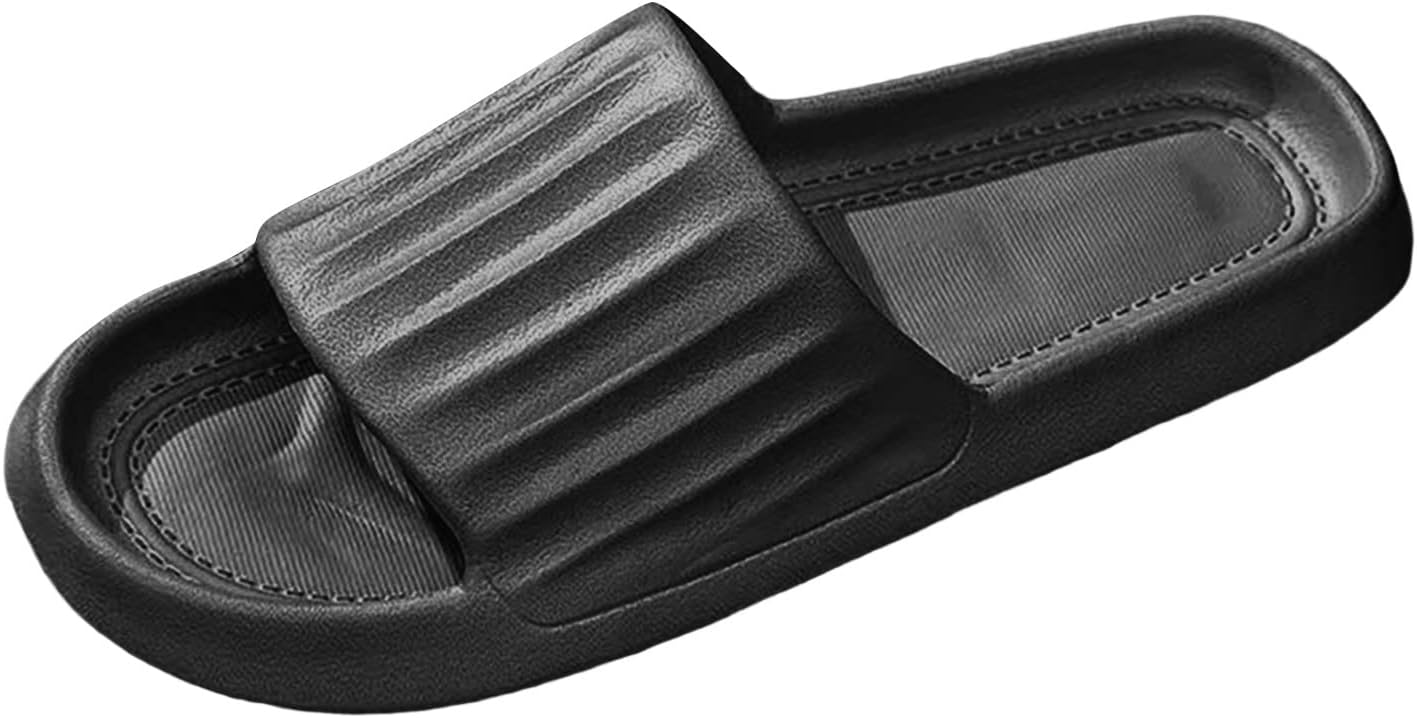 Мужские тапочки для душа, домашние, прочные, противоскользящие, дышащие, с массажной мягкой подошвой, быстро сохнущие, удобные, с плоской подошвой, с поддержкой свода стопы Generic, черный
Мужские тапочки для душа, домашние, прочные, противоскользящие, дышащие, с массажной мягкой подошвой, быстро сохнущие, удобные, с плоской подошвой, с поддержкой свода стопы Generic, черный