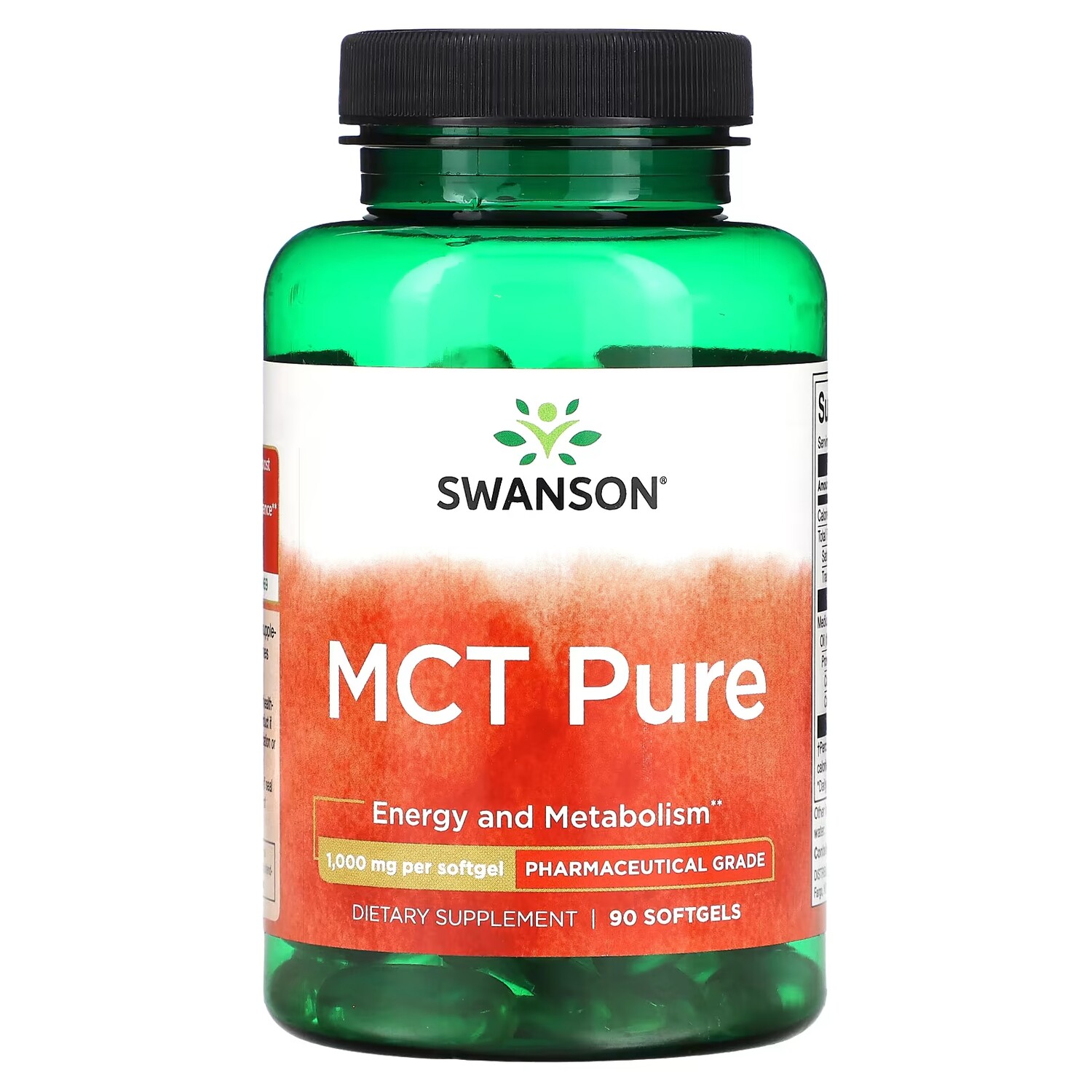 Добавка Swanson MCT Pure 1000 мг, 90 мягких таблеток
Добавка Swanson MCT Pure 1000 мг, 90 мягких таблеток