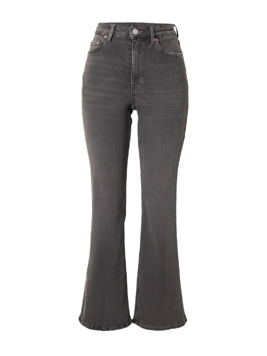 Расклешенные джинсы Weekday, черный деним 
Расклешенные джинсы Weekday, черный деним