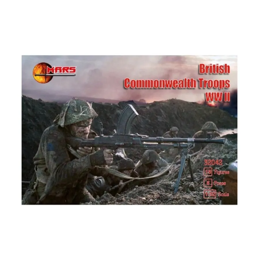 Войска Британского Содружества, World War II Miniatures (1:32) (Mars Figures)
Войска Британского Содружества, World War II Miniatures (1:32) (Mars Figures)