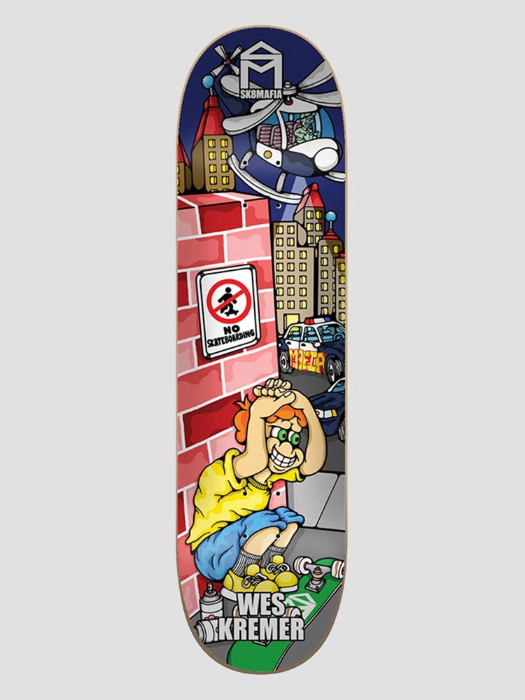 Дека для скейтборда SK8 Mafia Yochill Kremer 8″X32″ Skateboard Deck, uni
Дека для скейтборда SK8 Mafia Yochill Kremer 8″X32″ Skateboard Deck, uni