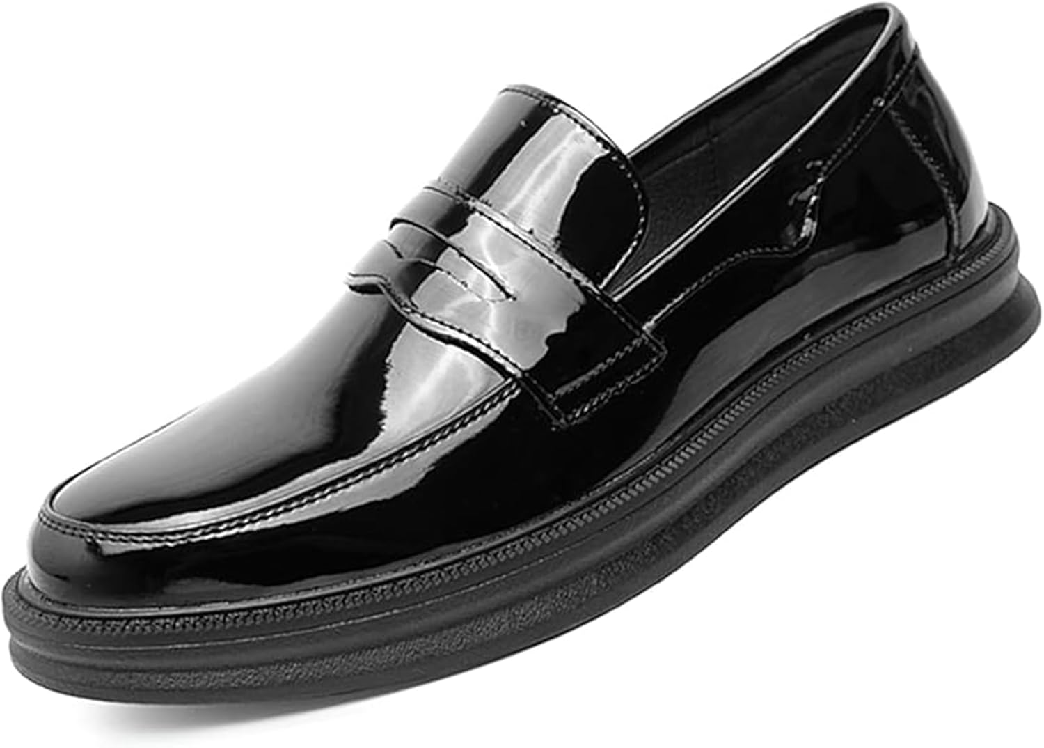 Мужские кожаные слипоны с мягкой толстой подошвой, удобные, нескользящие, для деловых, формальных мероприятий, свадеб и вечеринок, обувь для вождения Xinduoyu, черный
Мужские кожаные слипоны с мягкой толстой подошвой, удобные, нескользящие, для деловых, формальных мероприятий, свадеб и вечеринок, обувь для вождения Xinduoyu, черный