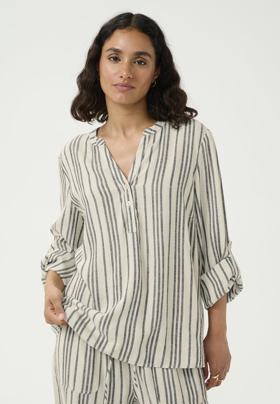 Блуза Kaffe KAMILIA, Moonstruck Black Stripe/Grey
Блуза Kaffe KAMILIA, Moonstruck Black Stripe/Grey