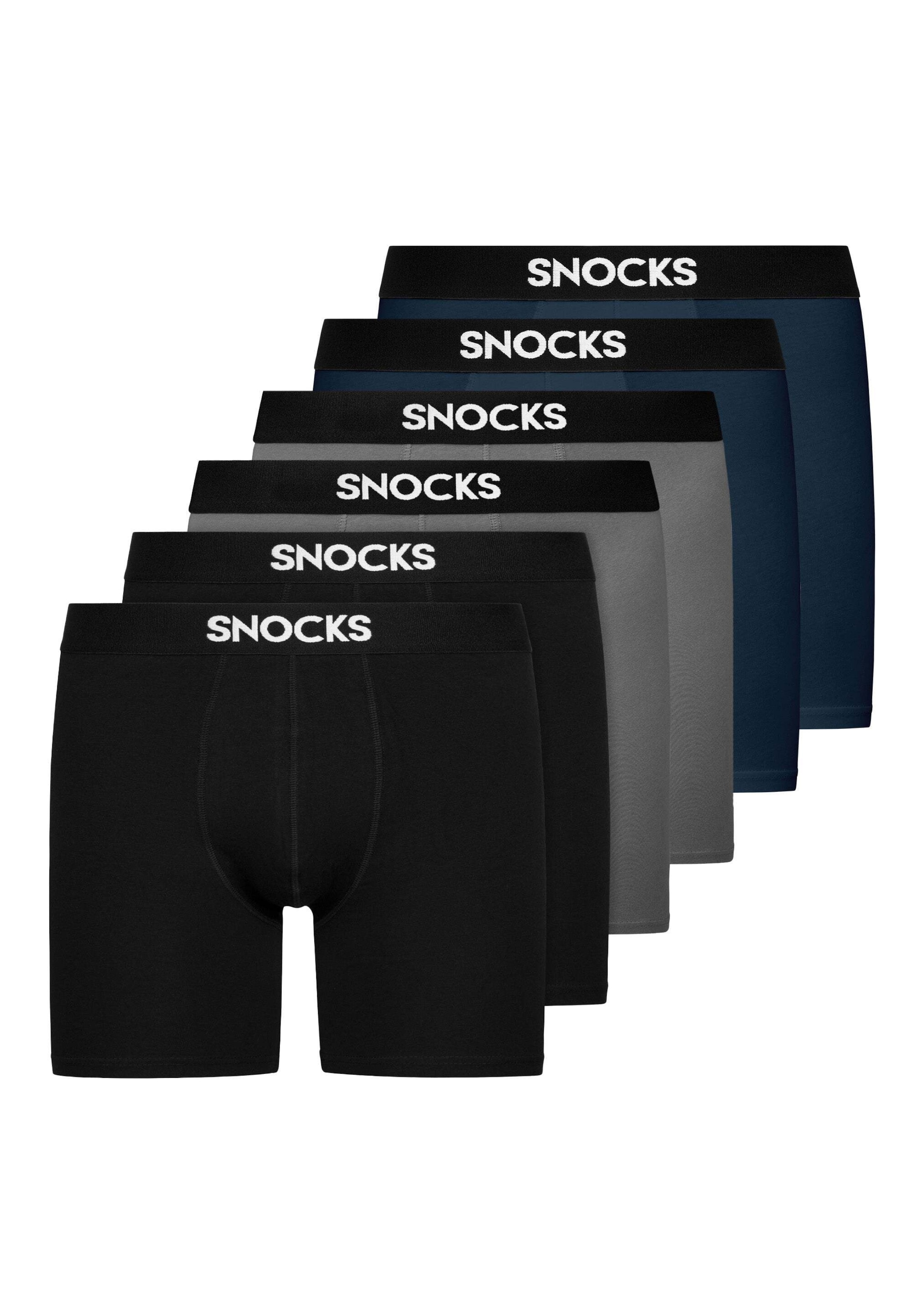 SNOCKS Боксеры в цветах Dark Blue, Grey, Black
SNOCKS Боксеры в цветах Dark Blue, Grey, Black