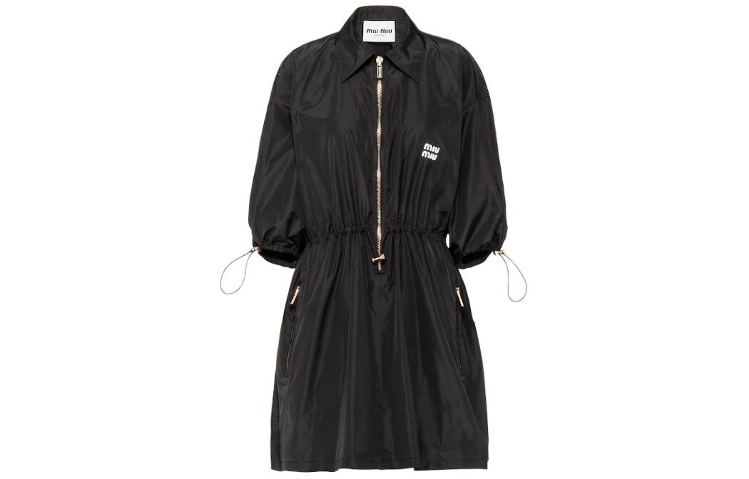 Платье с короткими рукавами женское черное Miu Miu
Платье с короткими рукавами женское черное Miu Miu