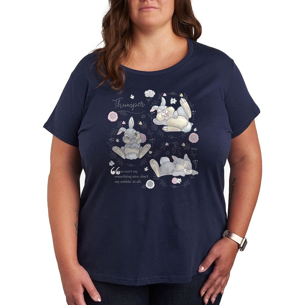 Футболка с рисунком Disney's Bambi Plus Thumper Poses, темно-синий
Футболка с рисунком Disney's Bambi Plus Thumper Poses, темно-синий