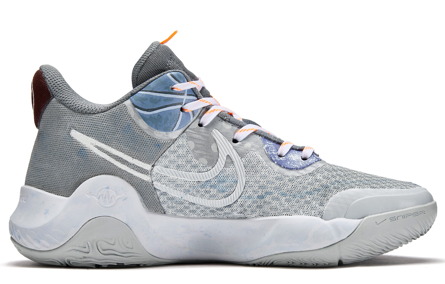 Баскетбольные кроссовки KD Trey 5 унисекс, средний верх, серые/синие Nike
Баскетбольные кроссовки KD Trey 5 унисекс, средний верх, серые/синие Nike