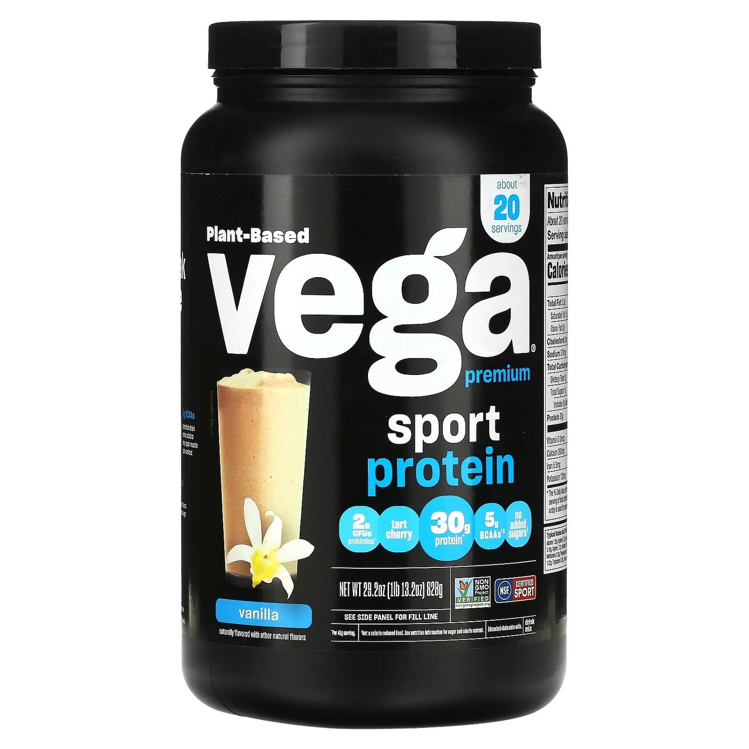 Vega Sport Premium Protein Vanilla 29.2 oz (828 g)
Vega Sport Premium Protein Vanilla 29.2 oz (828 g)