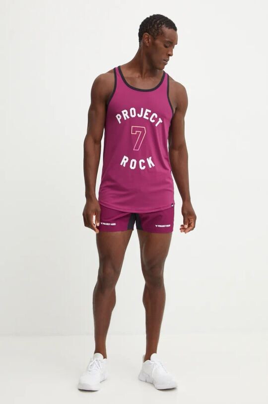 Тренировочная майка Project Rock Under Armour, фиолетовый
Тренировочная майка Project Rock Under Armour, фиолетовый