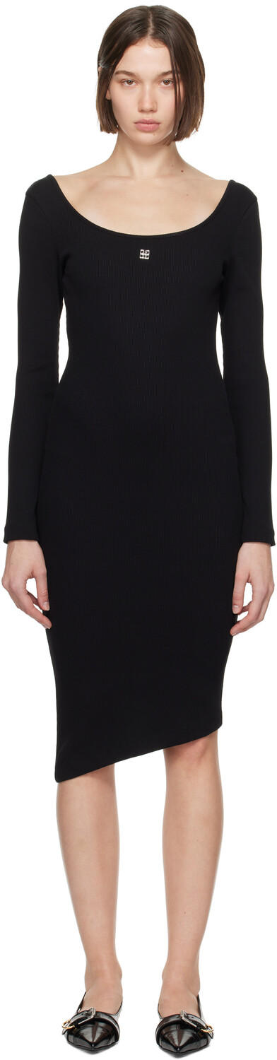 Асимметричное ребристое хлопковое платье 4G Liquid Midi Givenchy
Асимметричное ребристое хлопковое платье 4G Liquid Midi Givenchy