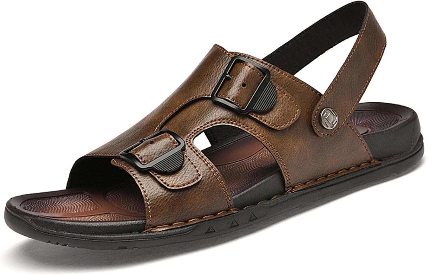 Мужские сандалии из натуральной кожи с открытым носком, плоские, модные, летние, удобные, универсальные, на шнуровке, для ходьбы, вождения и пляжа Abborora, коричневый
Мужские сандалии из натуральной кожи с открытым носком, плоские, модные, летние, удобные, универсальные, на шнуровке, для ходьбы, вождения и пляжа Abborora, коричневый