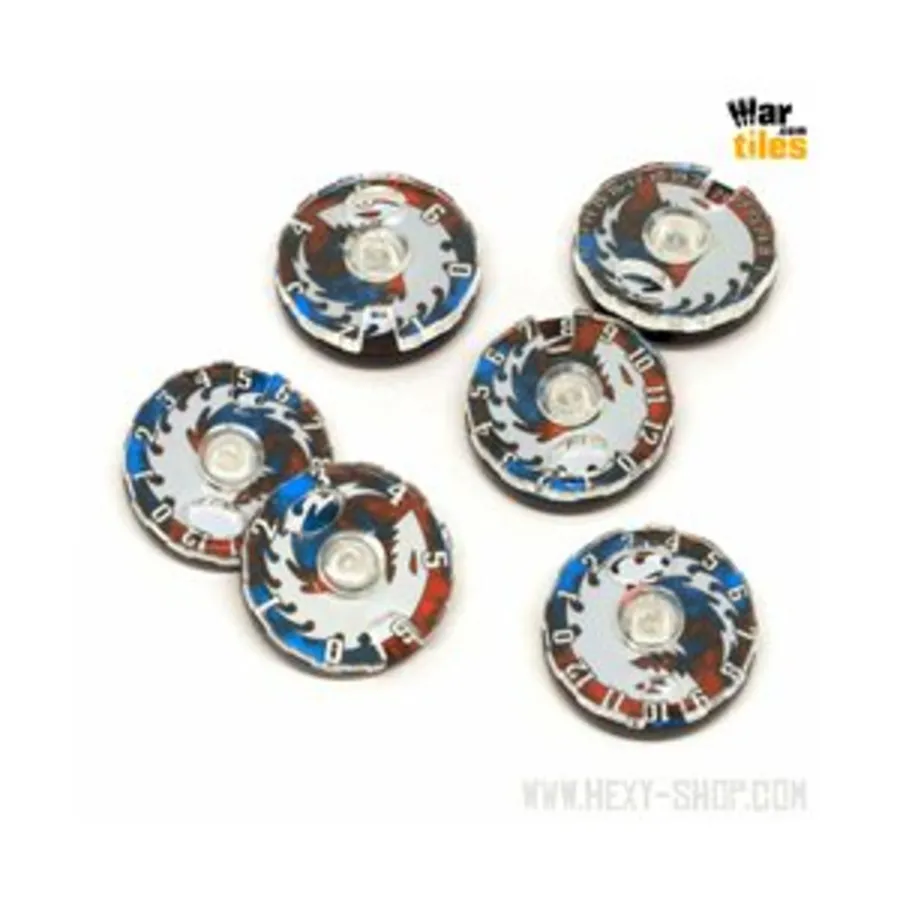 Маленькие циферблаты Warhammer — Тиранические пришельцы (образец «Бегемот»), War Tiles - Wound Dials
Маленькие циферблаты Warhammer — Тиранические пришельцы (образец «Бегемот»), War Tiles - Wound Dials