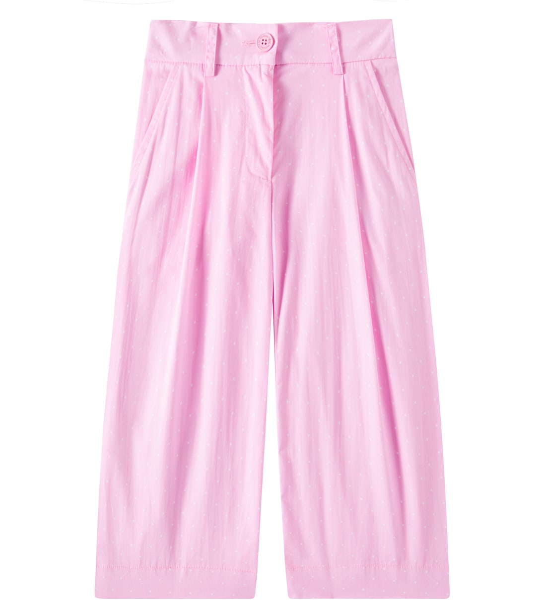 Брюки из хлопкового поплина в горошек Monnalisa, Rosa Fairytale
Брюки из хлопкового поплина в горошек Monnalisa, Rosa Fairytale