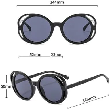 Винтажные круглые солнцезащитные очки 2026 года, модные, с градиентным градиентом и полой оправой, для женщин, для активного отдыха, стильные очки MTZJH, Black-black
Винтажные круглые солнцезащитные очки 2026 года, модные, с градиентным градиентом и полой оправой, для женщин, для активного отдыха, стильные очки MTZJH, Black-black