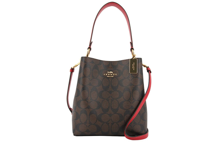 COACH Городская сумка через плечо из покрытого холста с гладкой кожей
COACH Городская сумка через плечо из покрытого холста с гладкой кожей