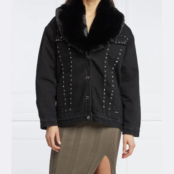 Джинсовая куртка стандартного кроя Liu Jo, черный
Джинсовая куртка стандартного кроя Liu Jo, черный