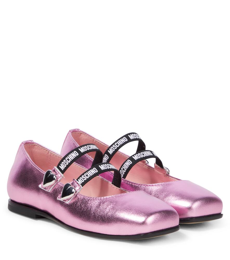 Кожаные балетки Moschino Kids, Pink
Кожаные балетки Moschino Kids, Pink