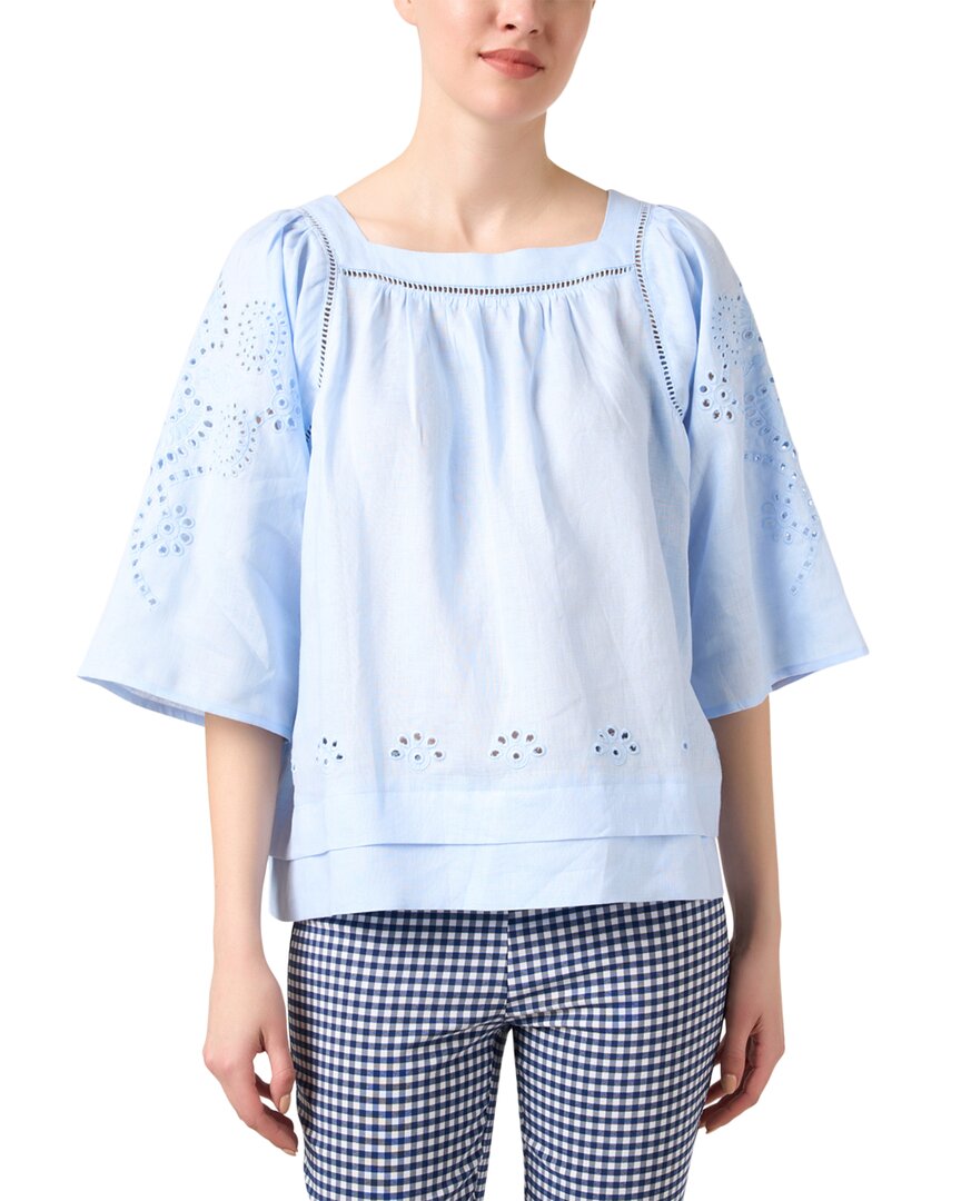 Elliott Lauren Double Trouble Льняная блузка, синий
Elliott Lauren Double Trouble Льняная блузка, синий