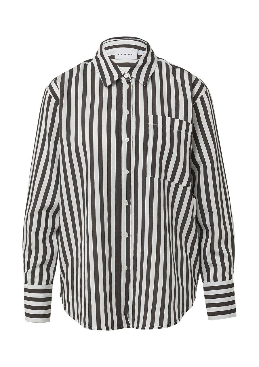 Блуза COMMA, Dark Brown/Natural White
Блуза COMMA, Dark Brown/Natural White