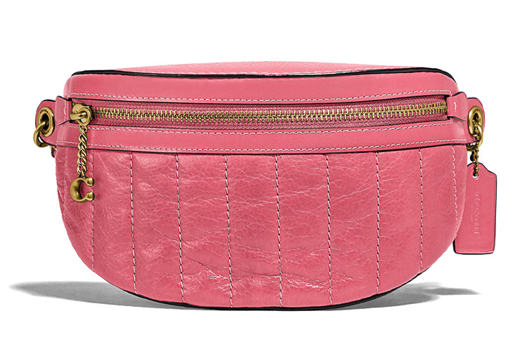 COACH Кожаная поясная сумка, фанни-пак маленький Women's Pink
COACH Кожаная поясная сумка, фанни-пак маленький Women's Pink