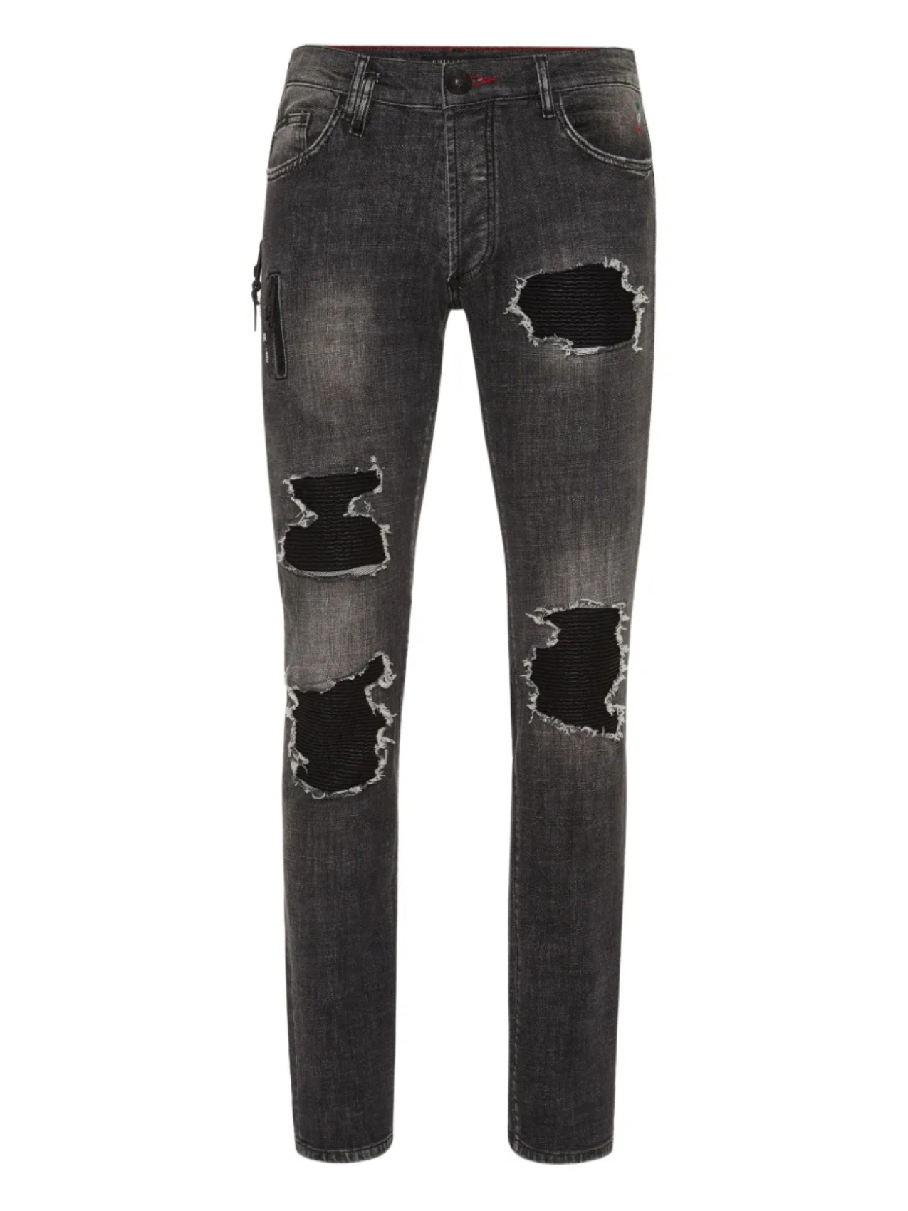 Джинсы Philipp Plein прямого кроя с потертостями, черный
Джинсы Philipp Plein прямого кроя с потертостями, черный