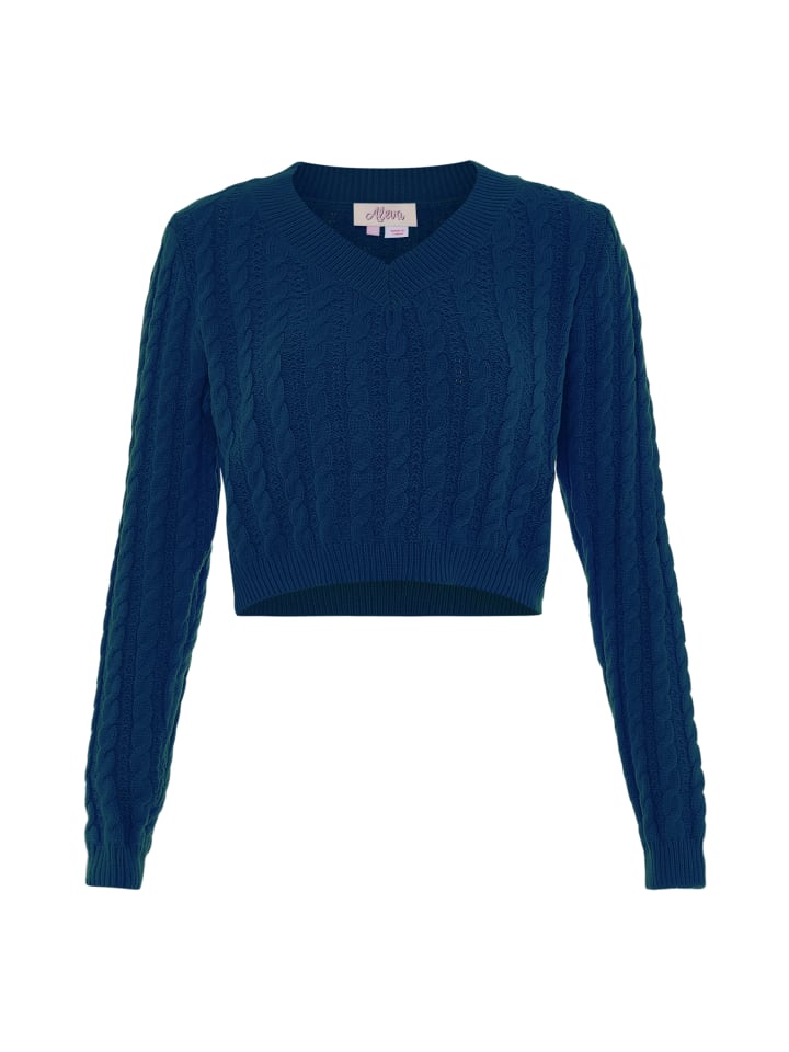 Женский свитер насыщенного бирюзового цвета faina
Женский свитер насыщенного бирюзового цвета faina