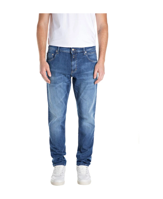 Узкие джинсы из суперэластичного денима Replay, синий
Узкие джинсы из суперэластичного денима Replay, синий