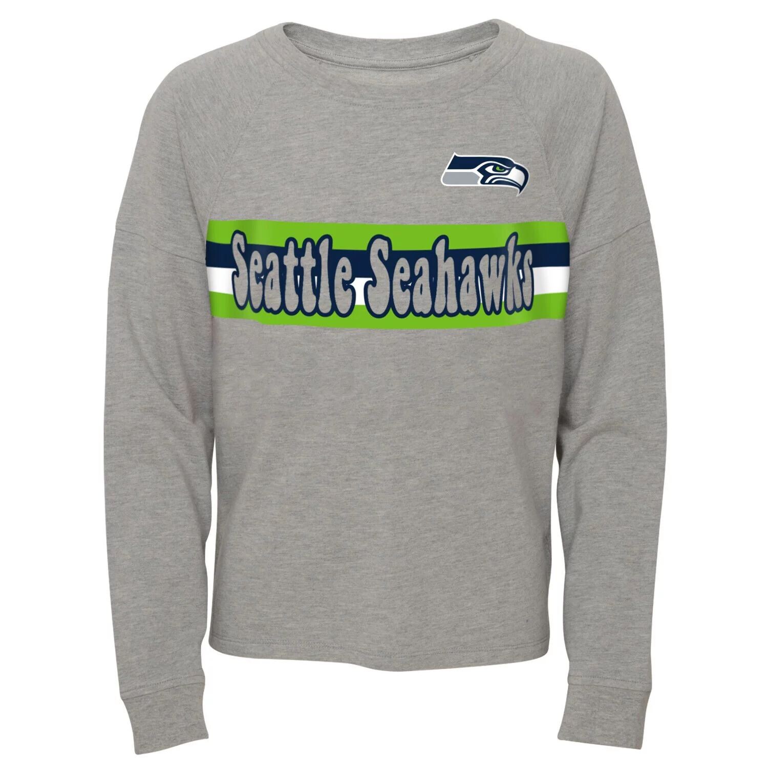 Серая футболка с длинными рукавами в полоску реглан для юниоров «Сиэтл Сихокс» Outerstuff, Серый, Серая футболка с длинными рукавами в полоску реглан для юниоров «Сиэтл Сихокс» Outerstuff
Серая футболка с длинными рукавами в полоску реглан для юниоров «Сиэтл Сихокс» Outerstuff, Серый, Серая футболка с длинными рукавами в полоску реглан для юниоров «Сиэтл Сихокс» Outerstuff