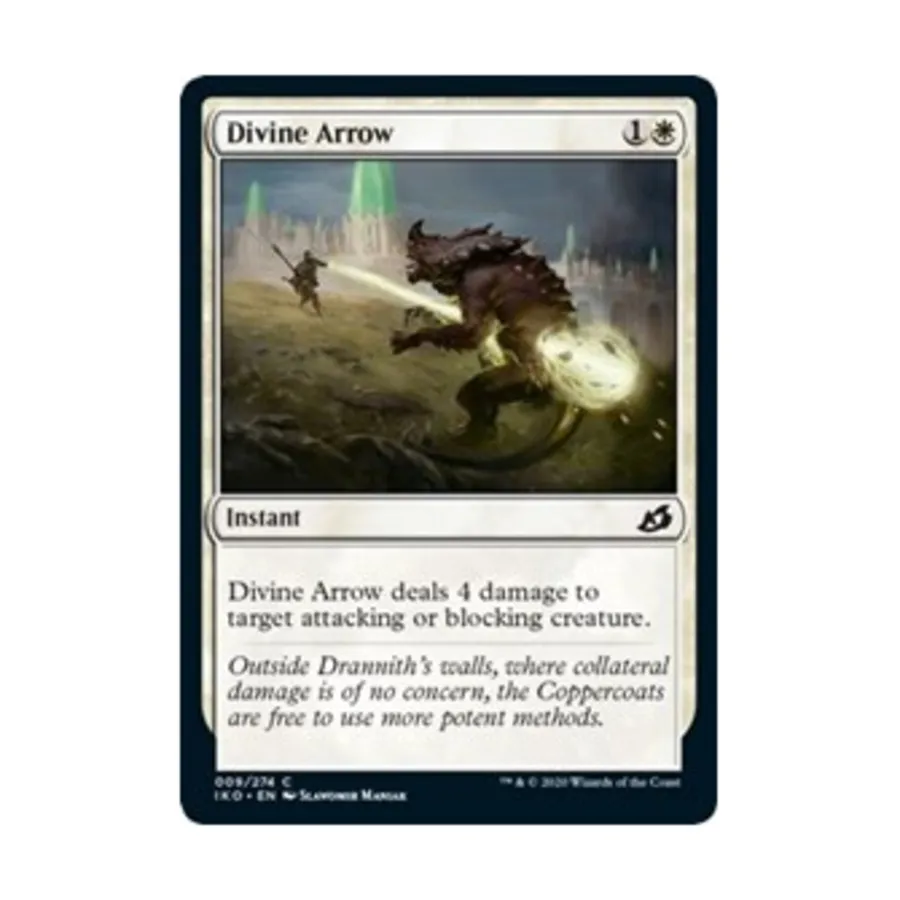 CCG Божественная стрела (С), MTG - Ikoria - Lair of Behemoths
CCG Божественная стрела (С), MTG - Ikoria - Lair of Behemoths