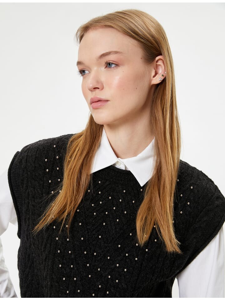 Жилет KOTON Sweater, антрацит, Черный, Жилет KOTON Sweater, антрацит
Жилет KOTON Sweater, антрацит, Черный, Жилет KOTON Sweater, антрацит