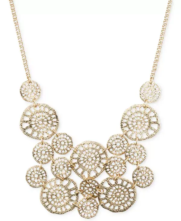 Ожерелье-Драма с текстурированным диском золотистого оттенка Lonna & Lilly, gold
Ожерелье-Драма с текстурированным диском золотистого оттенка Lonna & Lilly, gold