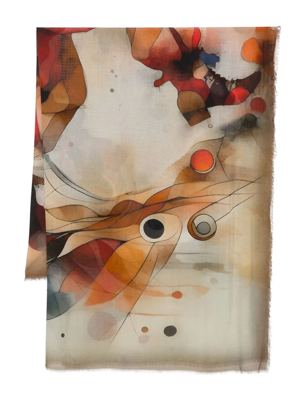 Шарф с графическим принтом D'aniello, нейтральный
Шарф с графическим принтом D'aniello, нейтральный