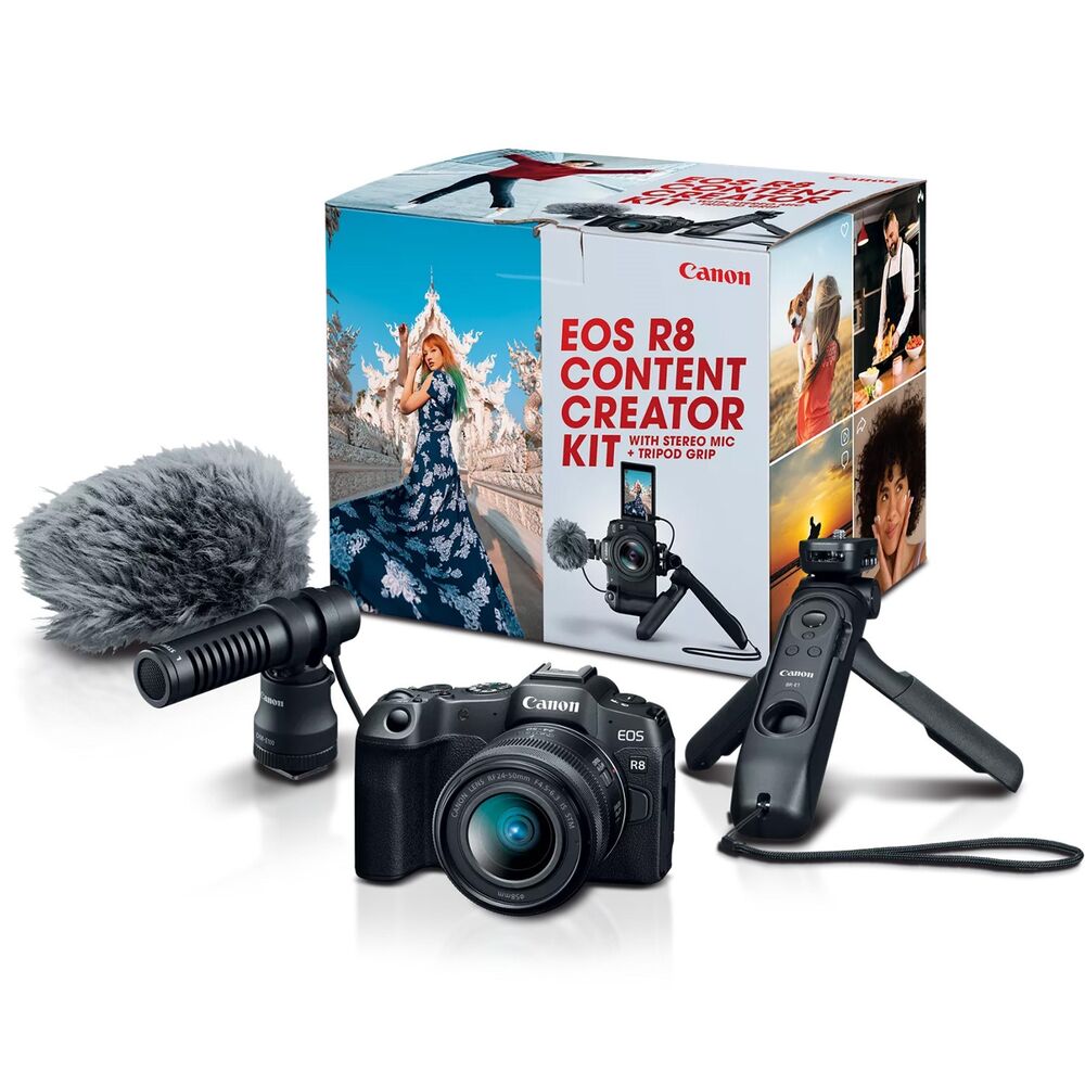 Беззеркальная камера Canon EOS R8 Mirrorless Camera Content Creator Kit 5803C037
Беззеркальная камера Canon EOS R8 Mirrorless Camera Content Creator Kit 5803C037