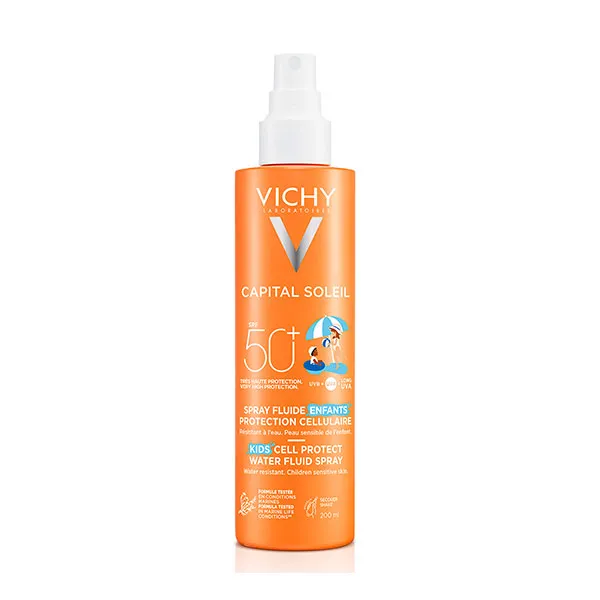 Защитный спрей-протектор для детей Cs Cell Protect Spray Spf50 Niños Vichy, 200 ml
Защитный спрей-протектор для детей Cs Cell Protect Spray Spf50 Niños Vichy, 200 ml