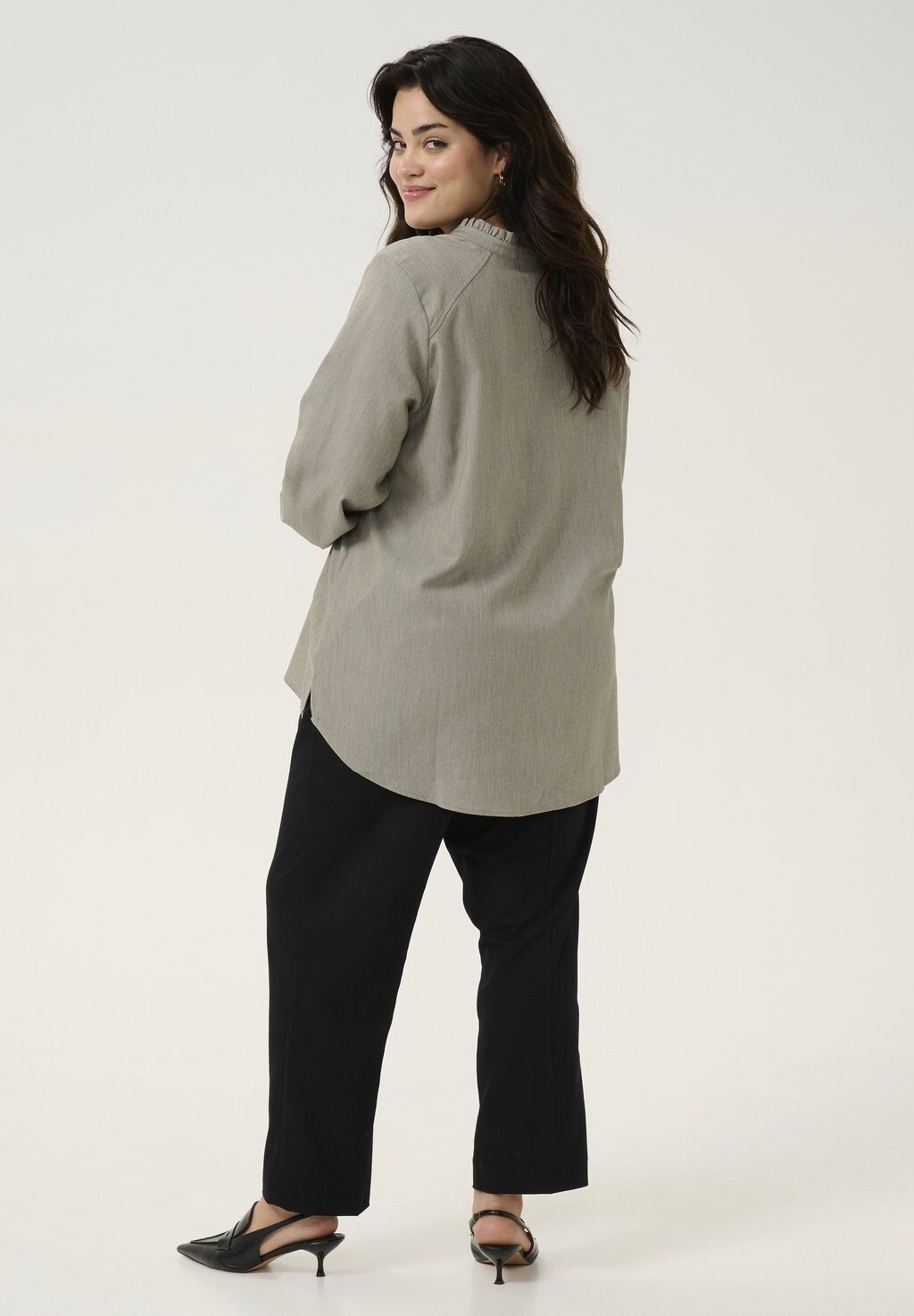 Блуза Kaffe Curve, серый
Блуза Kaffe Curve, серый