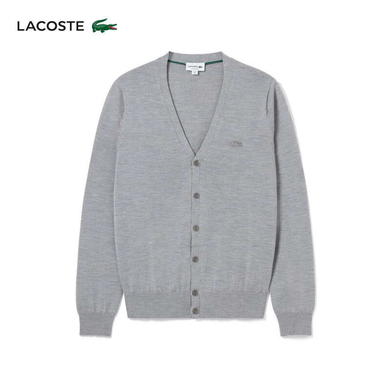Кардиган мужской Lacoste шерстяной, серый
Кардиган мужской Lacoste шерстяной, серый