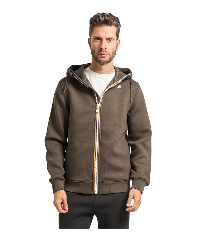 Зеленый пуловер с капюшоном и карманом K-Way, зеленый
Зеленый пуловер с капюшоном и карманом K-Way, зеленый