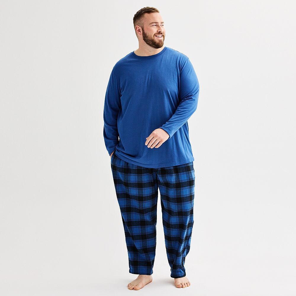 Big & Tall Sonoma Goods For Life Комплект из 2 пижамных топов с длинными рукавами и фланелевых пижамных штанов, цвет Blue Plaid
Big & Tall Sonoma Goods For Life Комплект из 2 пижамных топов с длинными рукавами и фланелевых пижамных штанов, цвет Blue Plaid