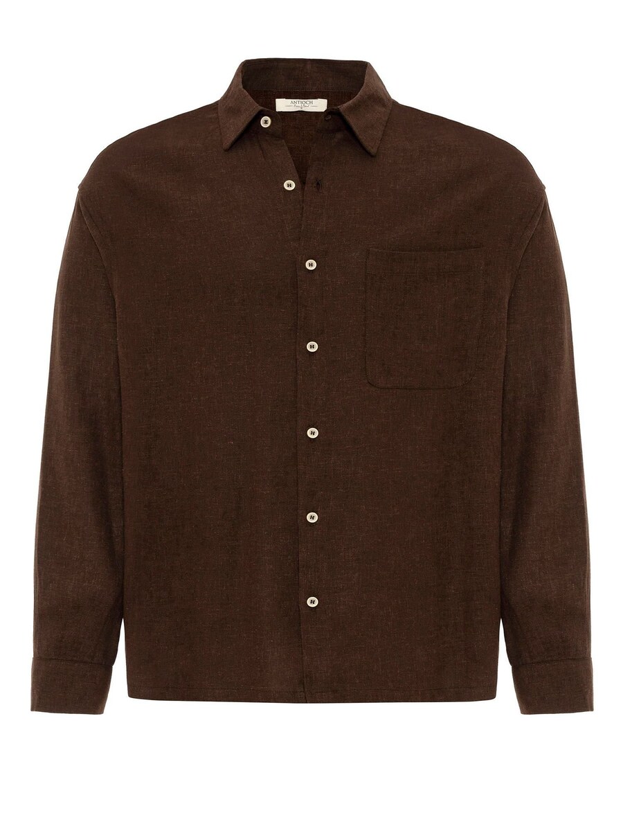 Рубашка обычного кроя на пуговицах Antioch, темно-коричневый
Рубашка обычного кроя на пуговицах Antioch, темно-коричневый