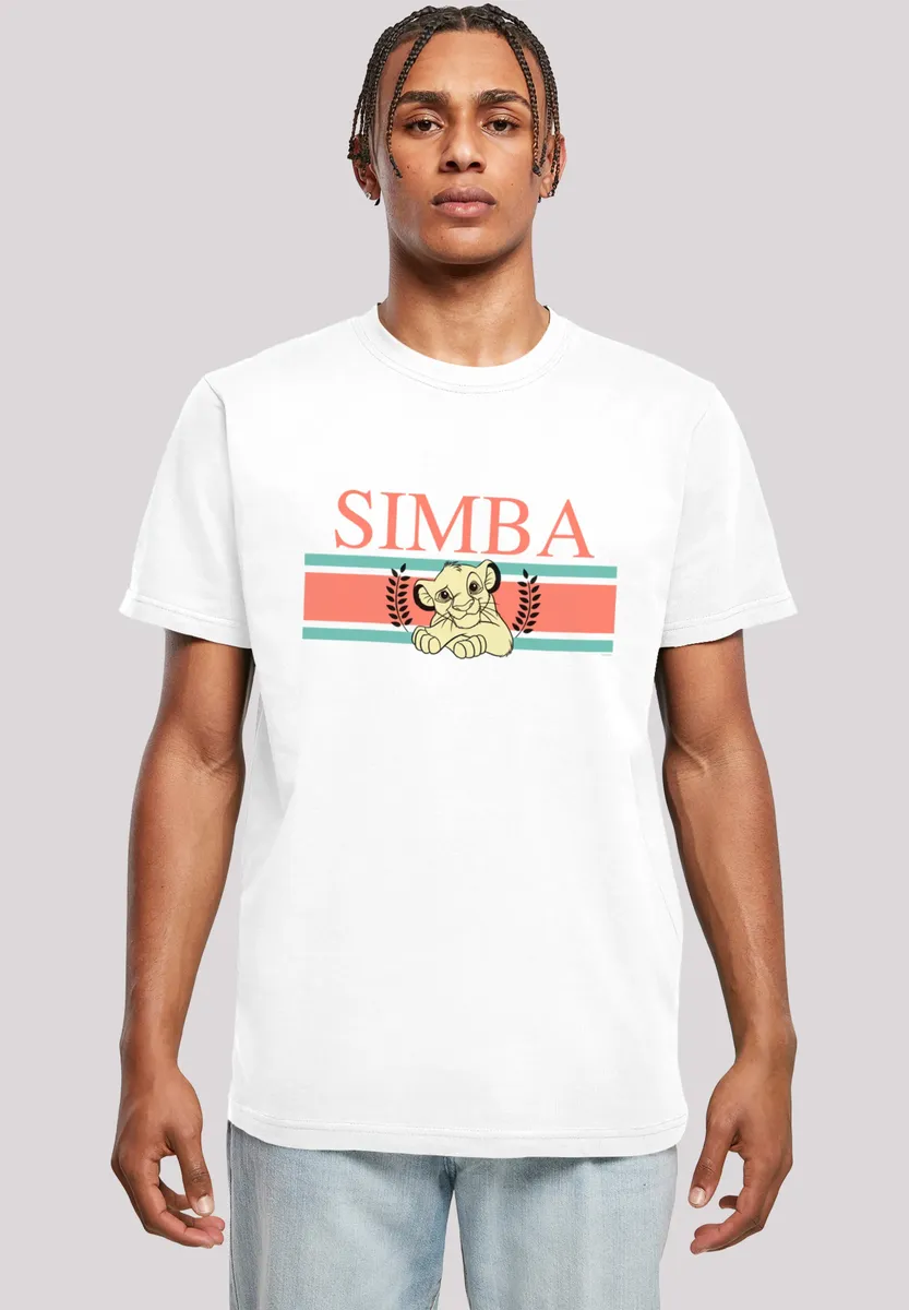 F4NT4STIC Футболка "Disney King Lion King Simba Stripes", принт, белый 
F4NT4STIC Футболка "Disney King Lion King Simba Stripes", принт, белый